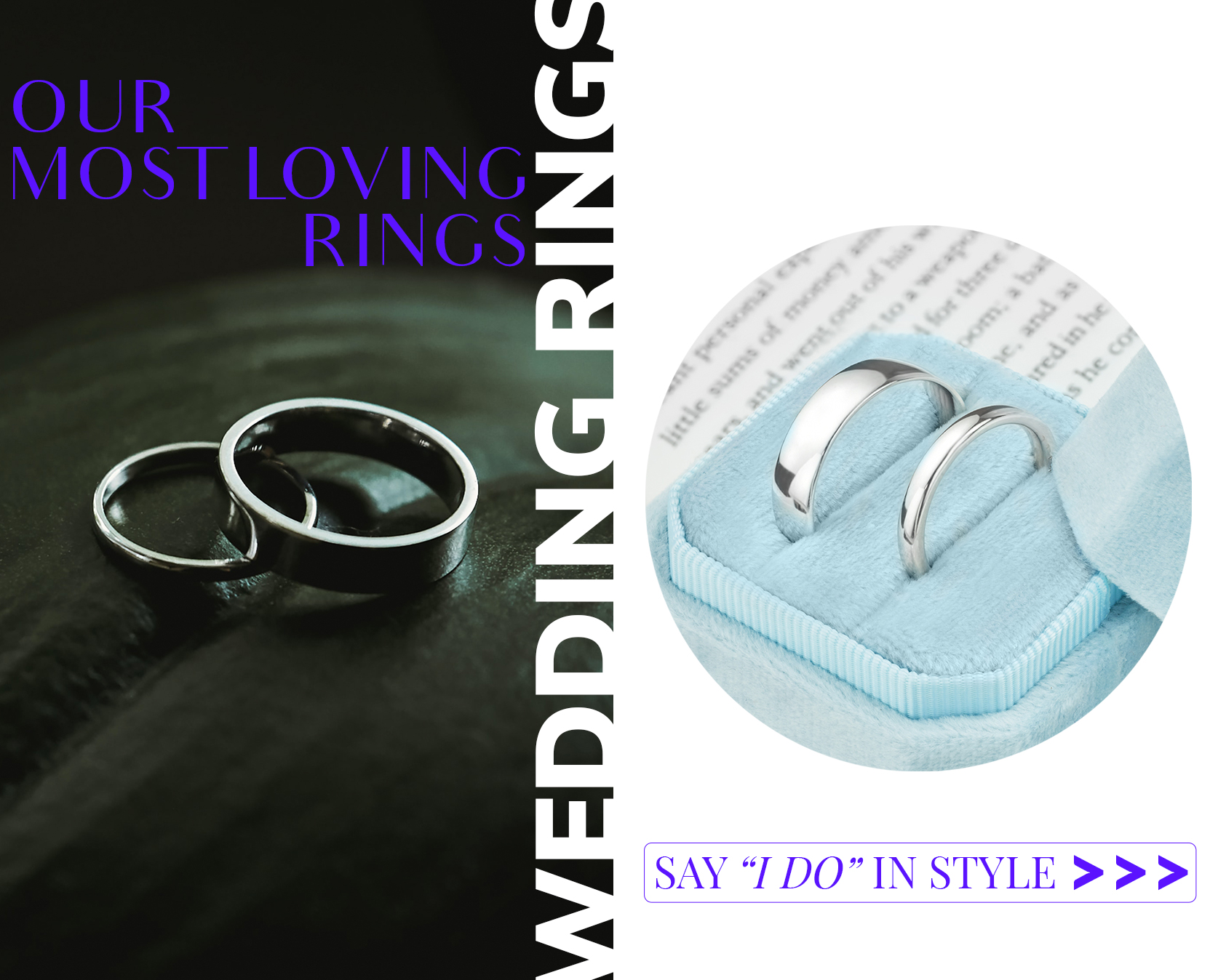 Wedding Rings - Our Most Loving Rings - Say I do in Style